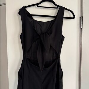 Aritzia Wilfred Jumpsuit Playsuit Tie Back Sleeveless Wide Leg